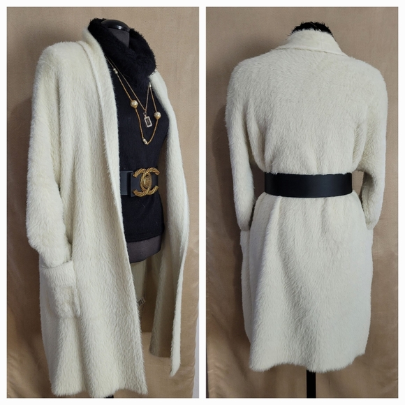 MINK Sweater Coat / M / L - Picture 5 of 12